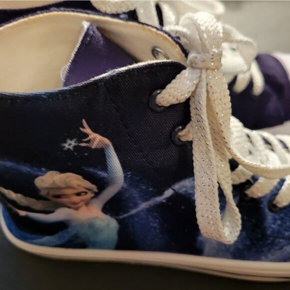 FROZEN HIGH TOPS  FROZEN KIDS SNEAKERS - Picture 1 of 16
